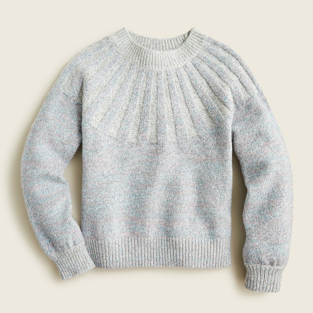 J.crew Crewcuts Crewneck Sweater in Sparkle Marl